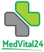 Logo MEDVITAL24 Pro Sp. z o.o. w likwidacji